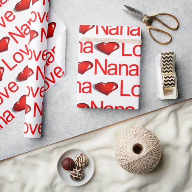Alla hjärtans dag som blåser Pappra Kärlek NanaRed Presentpapper (Hantverk)