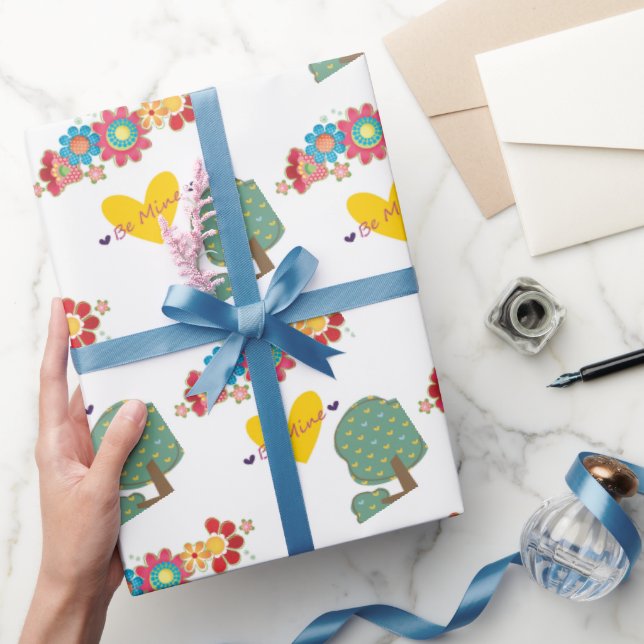 Alla hjärtans dag som slår Pappert är min Presentpapper (Gåvor)