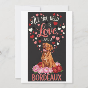 Alla hjärtans dag Söt bordeaux Foto Knulla Julkort