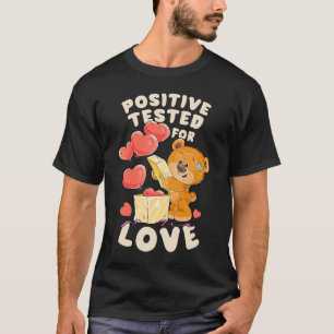 Alla hjärtans dag söt nalle med hjärtballong t shirt