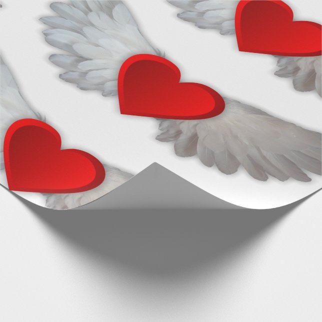 Alla hjärtans dag, söta hjärtan Pappra Presentpapper (Hörn)