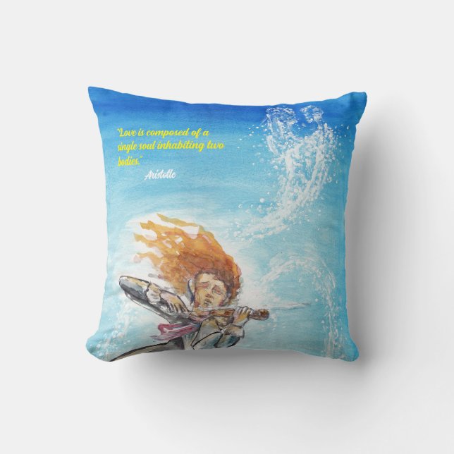 Alla hjärtans dag: Souls vackra citat Kudde (Framsida)