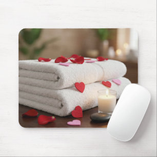 Alla hjärtans dag SPA med hjärtan Musmatta