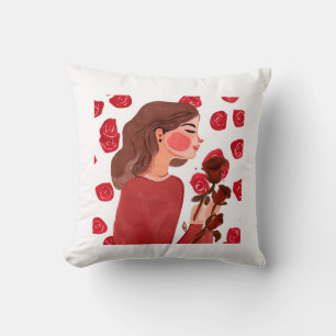 "Alla hjärtans dag speciella Dekorativ kudde" Kudde