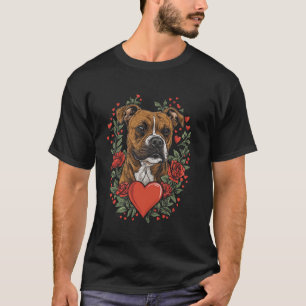 Alla hjärtans dag Staffordshire Bullterrier T Shirt