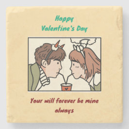 Alla hjärtans dag stenunderlägg