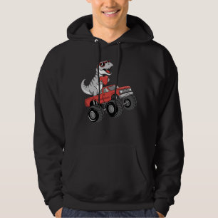 Alla hjärtans dag T Rex dinosaurie kör monster las Hoodie