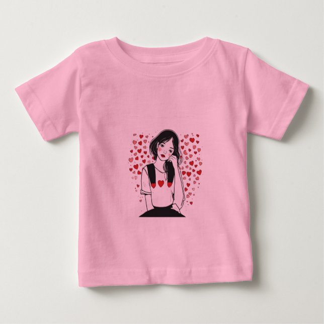 alla hjärtans dag t shirt (Framsida)