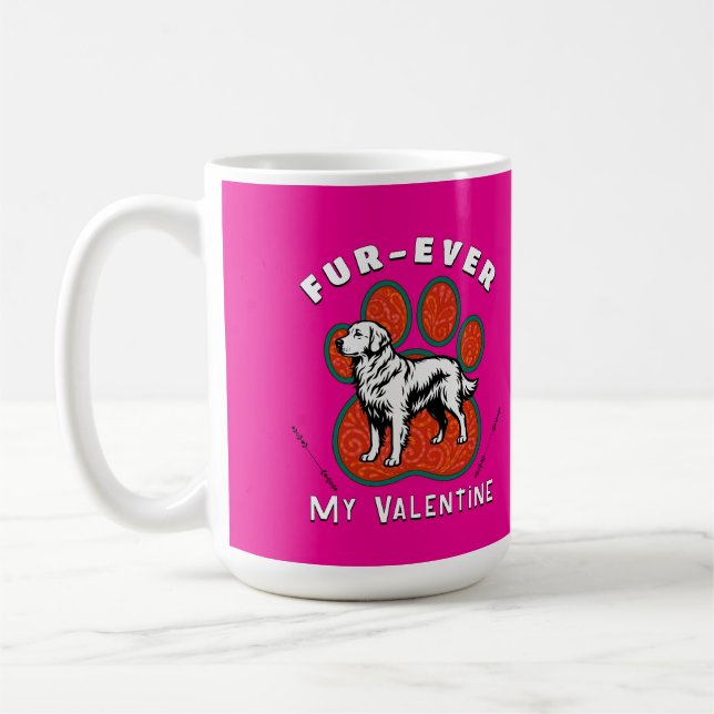 Alla hjärtans dag T-Shirt Kaffemugg (Vänster)