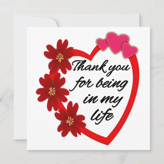 Alla hjärtans dag/ Tack för att vara i mitt liv (Framsida)