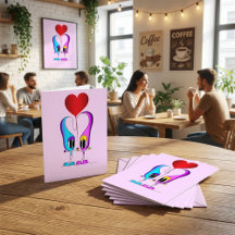 Alla hjärtans dag Tecknade figurer