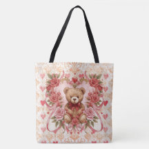 Alla hjärtans dag, Teddybjörn, Rosa kärlekshjärta