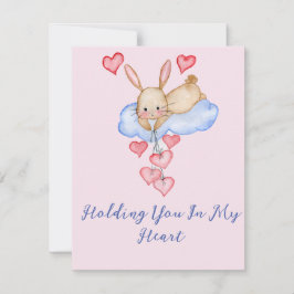 Alla hjärtans dag - Tekfärgshuggning med ballonger Anteckningskort