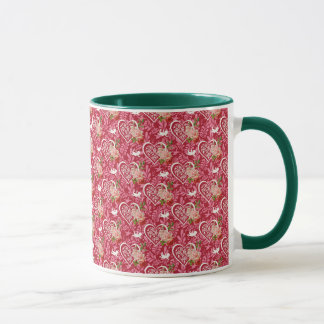 Alla hjärtans dag-tema mugg