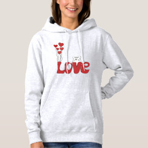 Alla hjärtans dag Tematisk par Design Hoodie T Shirt