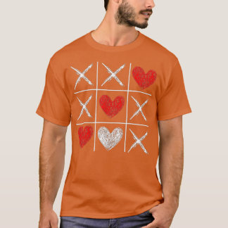 Alla hjärtans dag Tic Tac Toe Valentine Funny Kärl T Shirt