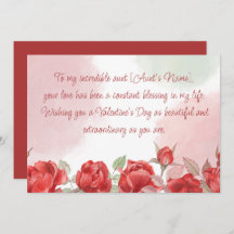 Alla hjärtans dag till min Moster