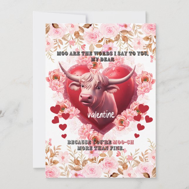 Alla hjärtans dag Vad jag har att säga Platt julko Julkort (Framsida)