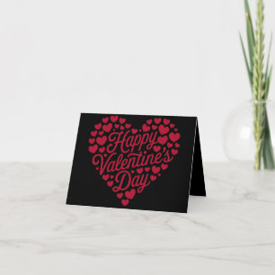 Alla hjärtans dag Valentine Kärlek Heart Kort