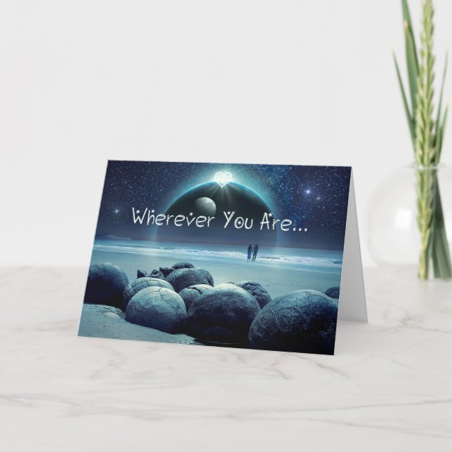 Alla hjärtans dag var du än är kort (Framsida)