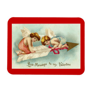 Alla hjärtans dag Vintage Magnet