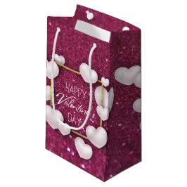 Alla hjärtans dag Vita hjärtats lilla Glitter-gips