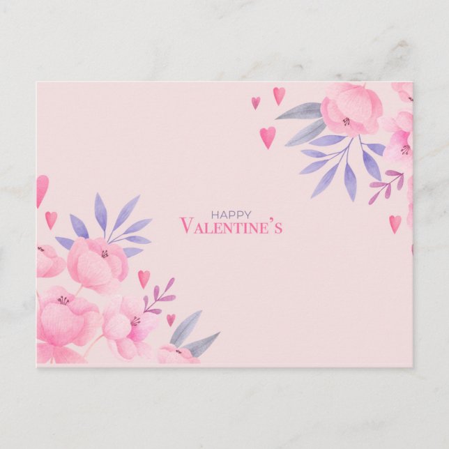 Alla hjärtans dag vykort (Framsida)