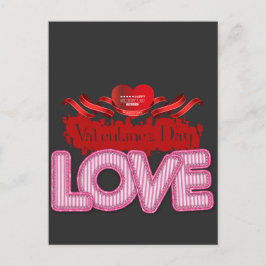 alla hjärtans dag vykort