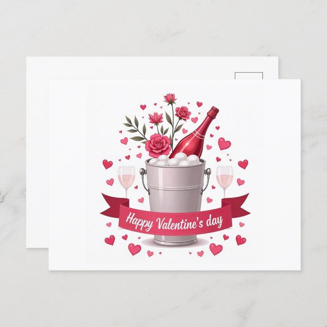 Alla hjärtans dag vykort (Happy Valentine's Day Postcard!)