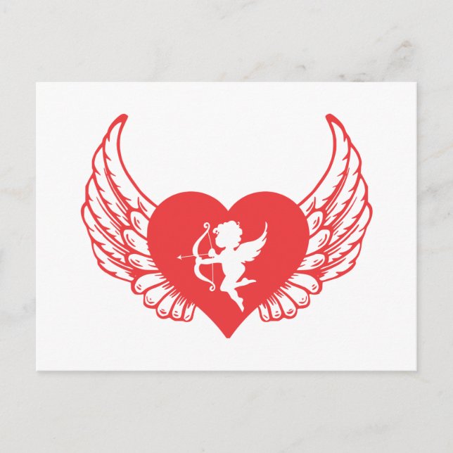 Alla hjärtans dag vykort (Framsida)