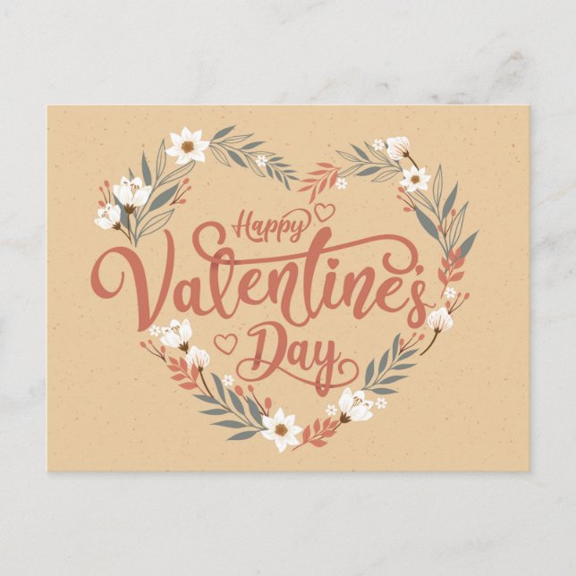 Alla hjärtans dag vykort (Framsida)