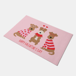 Alla hjärtans dag Welsh Wire Fox Terrier Hundar