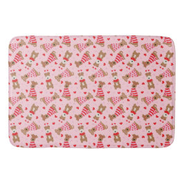 Alla hjärtans dag Welsh Wire Fox Terrier Hundar Badrumsmatta