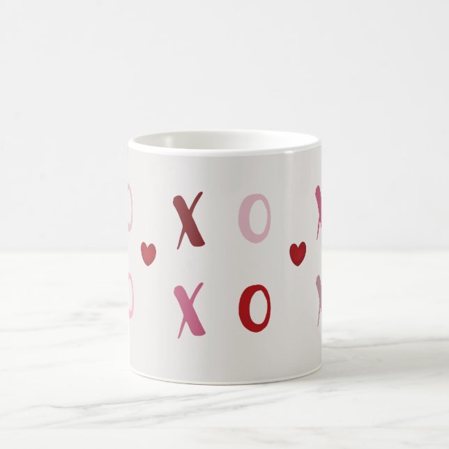 "Alla hjärtans dag XOXO" Kaffemugg (Center)