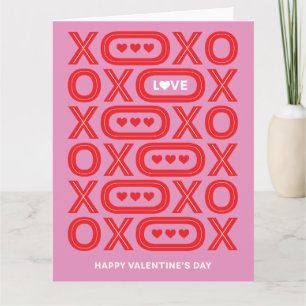 Alla hjärtans dag XOXO Kort