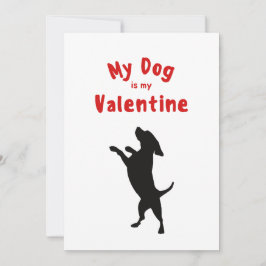 Alla hjärtans dag XOXO Söt Husdjur Valp Hund Foto Julkort