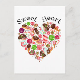 Alla hjärtans daggåvor vykort