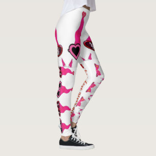 Alla hjärtans daggnomer leggings