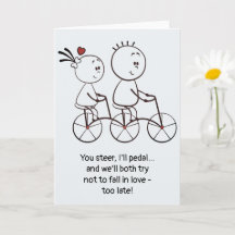 Alla hjärtans dags årsdag Söt Rolig Klotter Vikbar