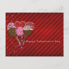 Alla hjärtans dags Cake Pops Tillkännagivande elle