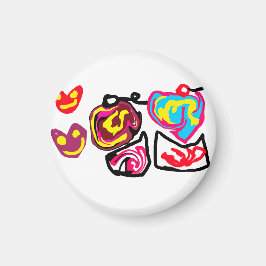 alla hjärtans dags cupcakes magnet