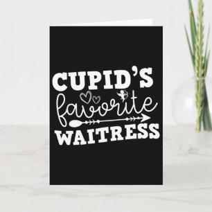 Alla hjärtans dags Cupids favorit servitris Kort