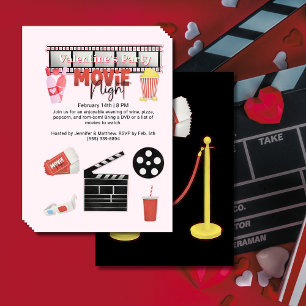 Alla hjärtans-dags filmkväll flygblad
