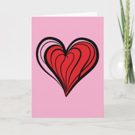 Alla hjärtans dags-gåvor - Röda hjärtat - Helgkort