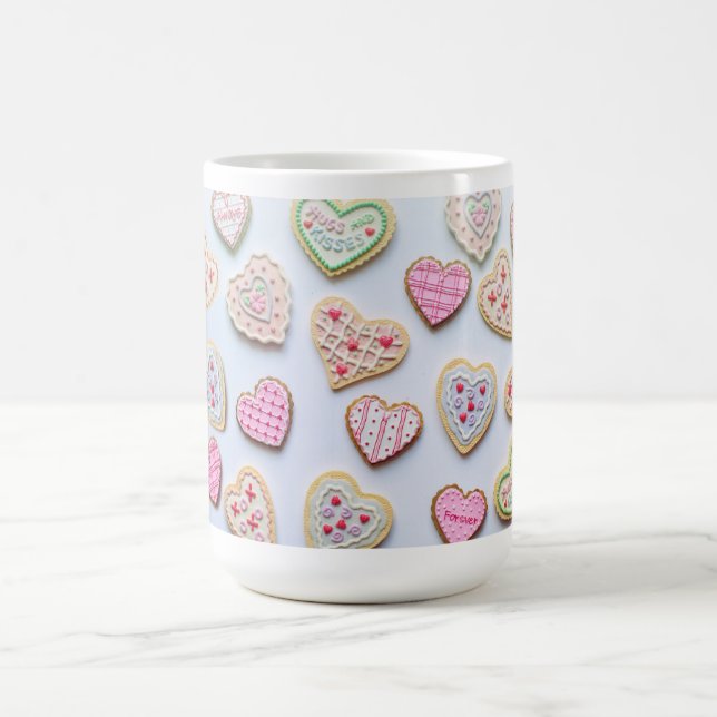 Alla hjärtans dags hjärtekakor   kaffemugg (Center)