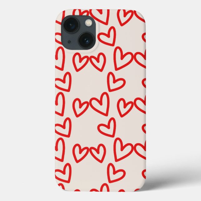 Alla hjärtans dags iPhone-fodral – Romantisk Stilf (Baksida)