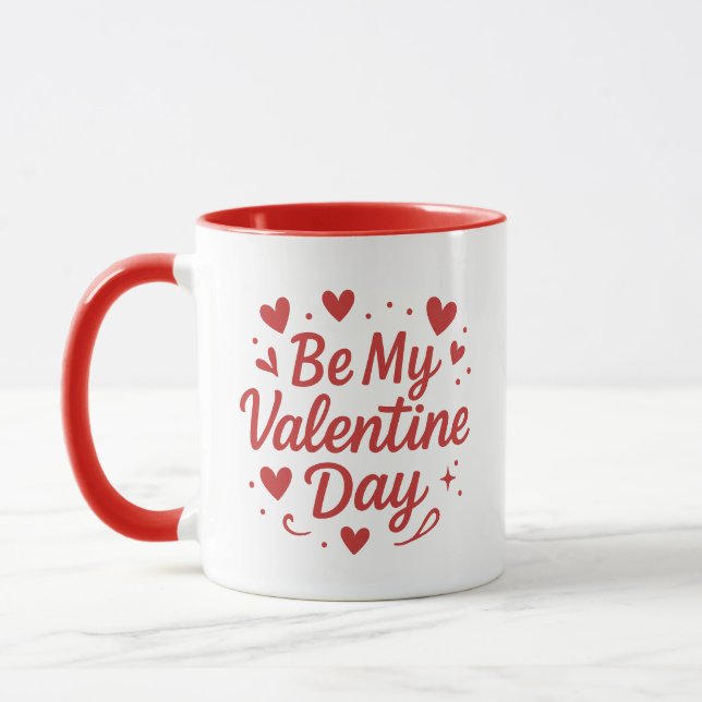 Alla hjärtans dags kaffemug mugg (Vänster)