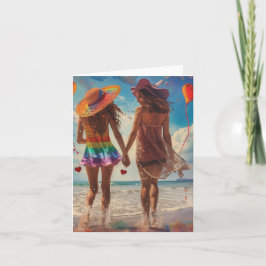 Alla hjärtans dags kärlek digital konst helgkort