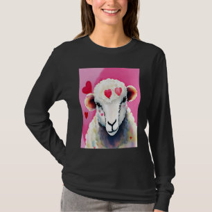 Alla hjärtans dags kärlek hjärta får flickvän fäst t shirt