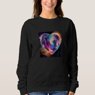 Alla hjärtans dags kärlek hjärta galax flickvän fä t shirt